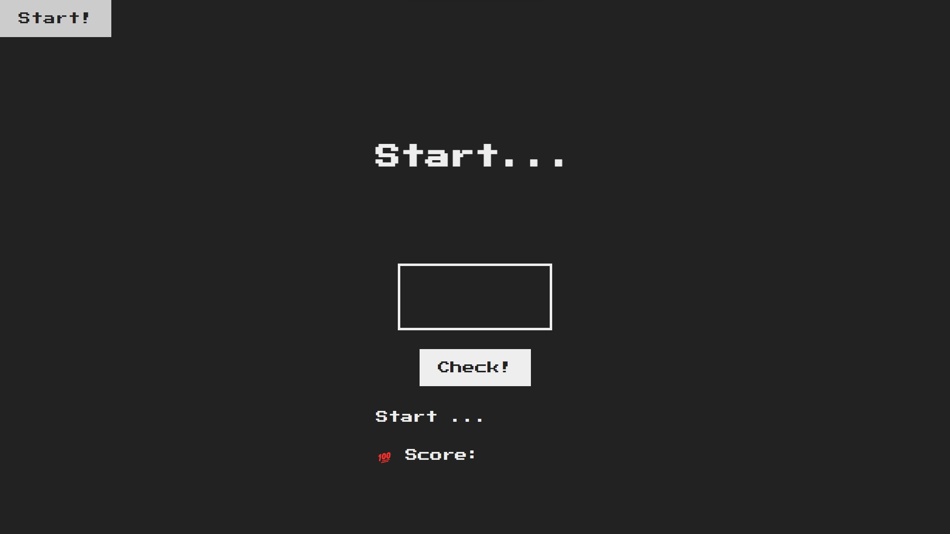 Type Script Math Game
